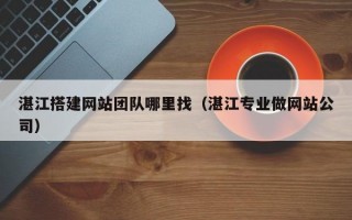 湛江搭建网站团队哪里找（湛江专业做网站公司）