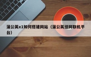蒲公英x1如何搭建网站（蒲公英组网联机平台）