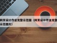 网页设计作业完整示范图（网页设计作业完整示范图片）
